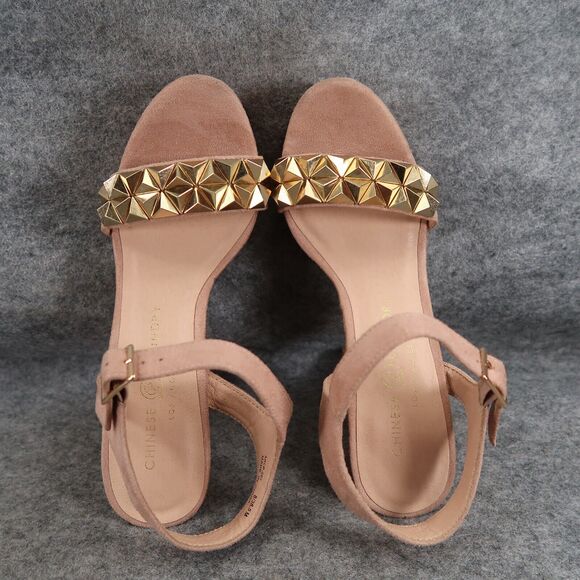Chinese Laundry Shoes Womens 8 Sandals Platform Block Heel Studded Strap Fashion - Picture 10 of 15